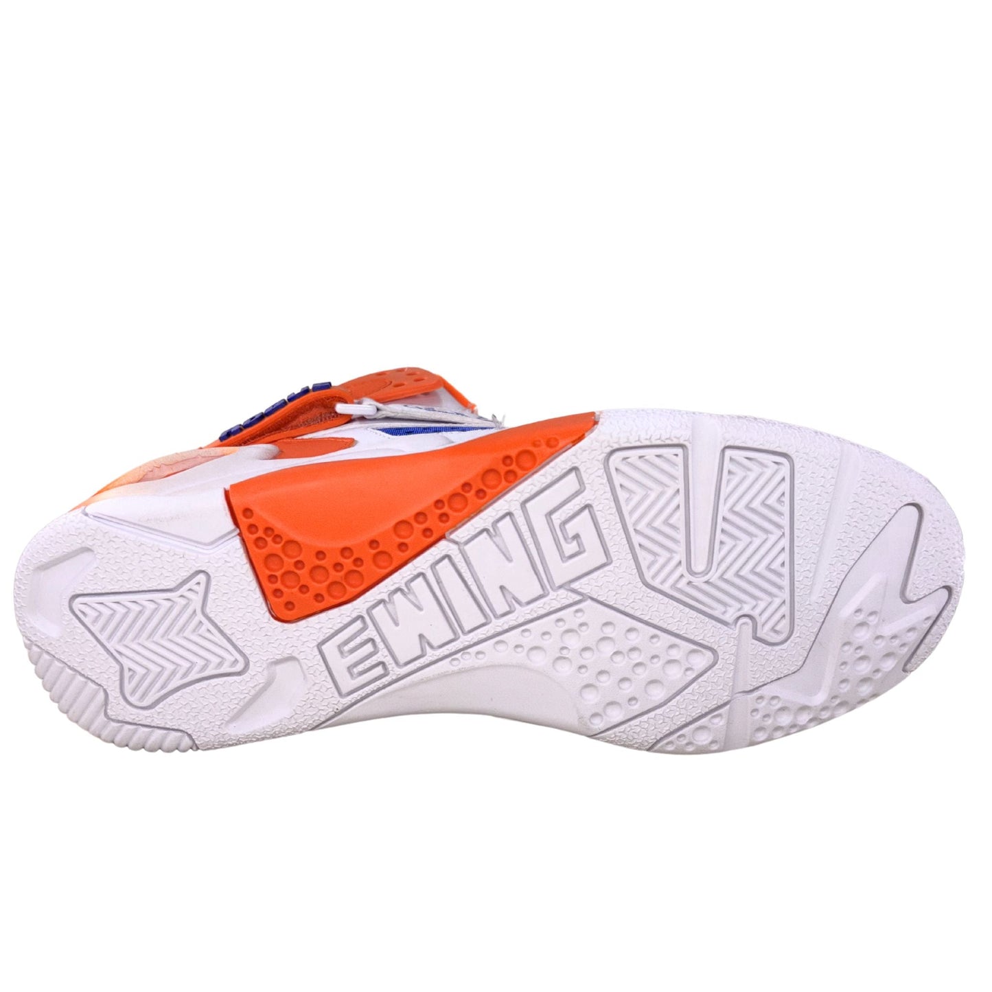 Patrick Ewing Athletics Men's 1BM01886-132 ROGUE White Blue Orange Basketball Shoes