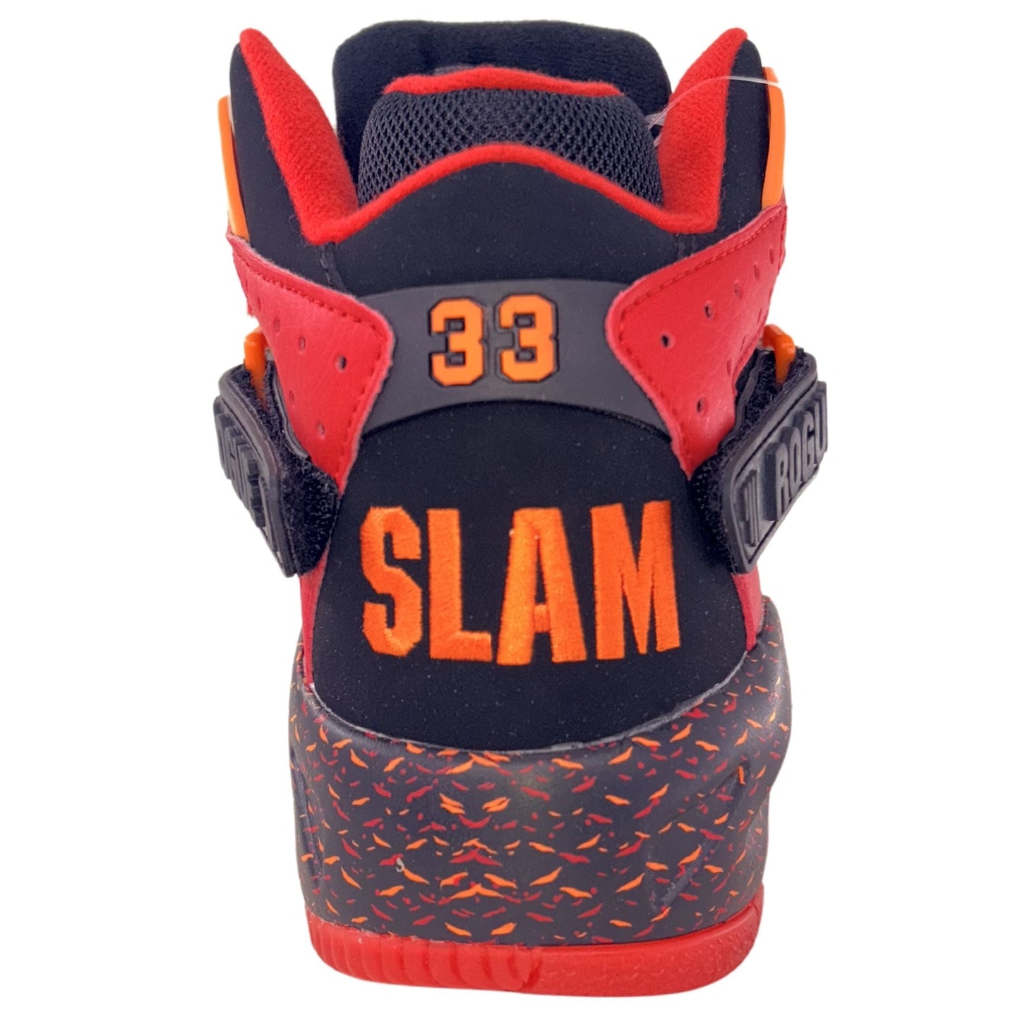 Patrick Ewing Athletics Men's 1BM02100-014 ROGUE X ONYX Black Red Basketball Shoes