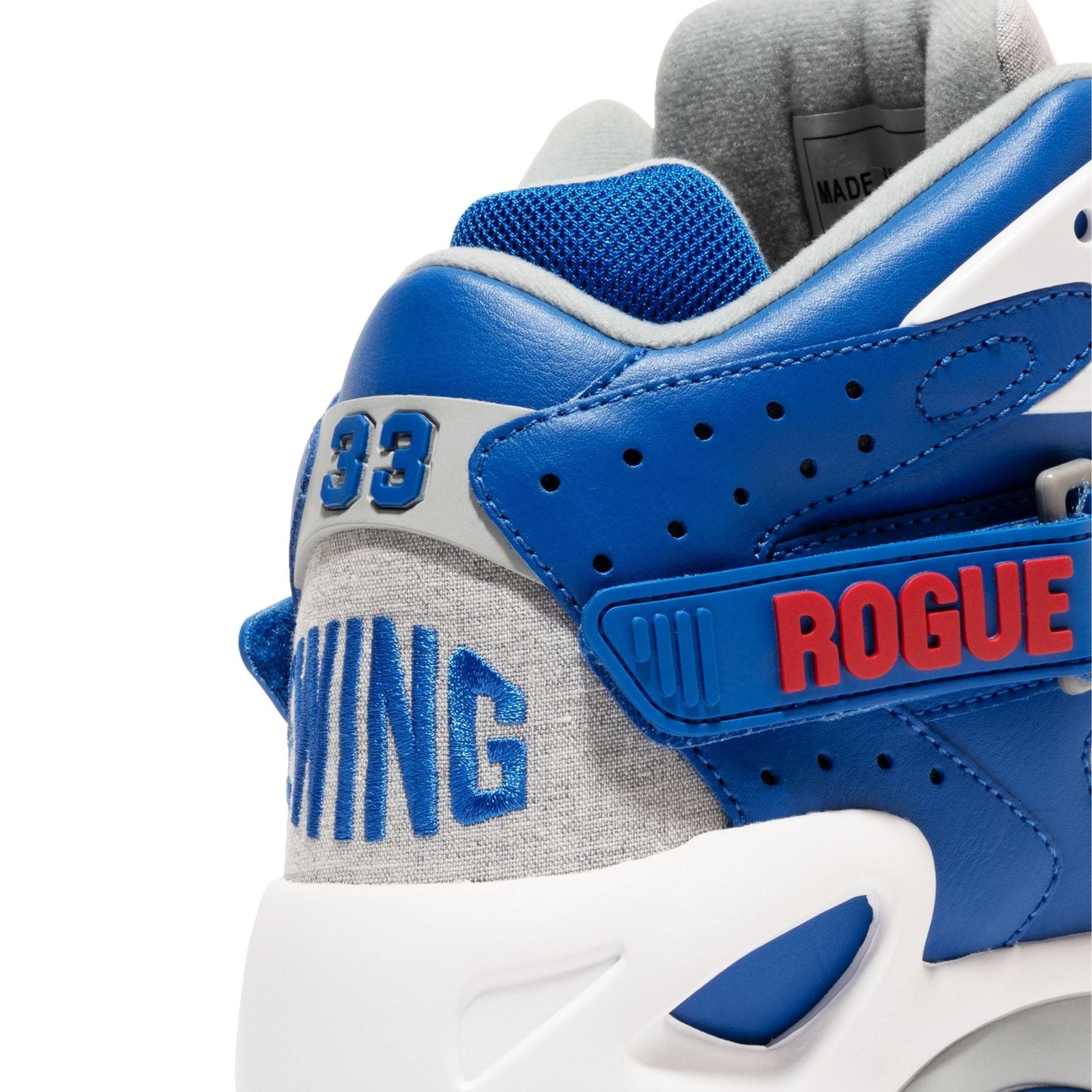 Patrick Ewing Athletics Men's 1BM02158-412 ROGUE BROKLYN Royal Grey Red  Basketball Shoes