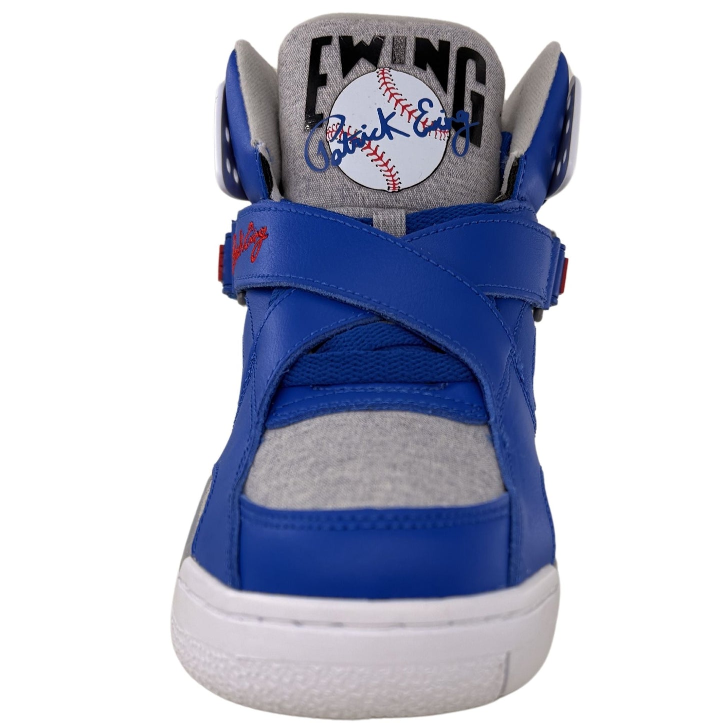 Patrick Ewing Athletics Men's 1BM02158-412 ROGUE BROKLYN Royal Grey Red  Basketball Shoes