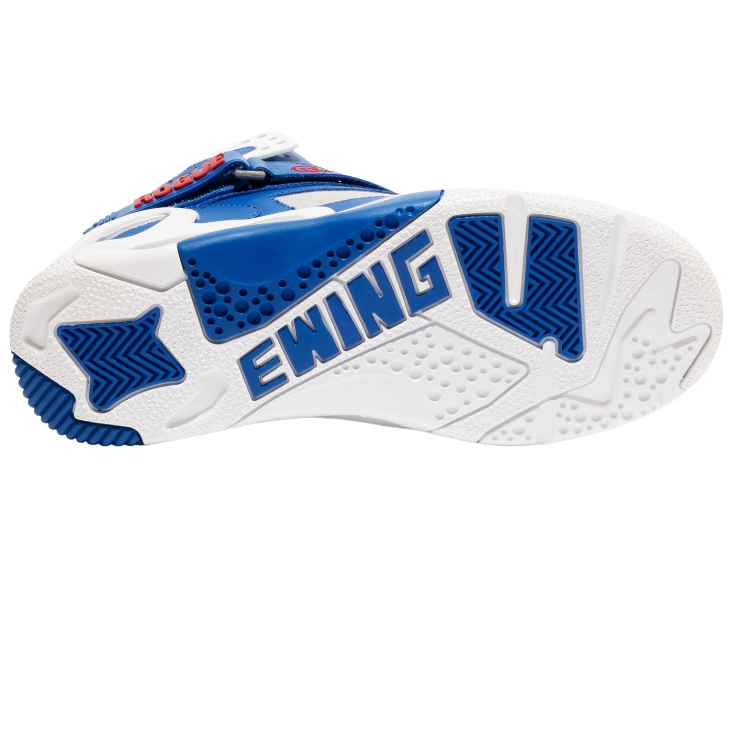 Patrick Ewing Athletics Men's 1BM02158-412 ROGUE BROKLYN Royal Grey Red  Basketball Shoes