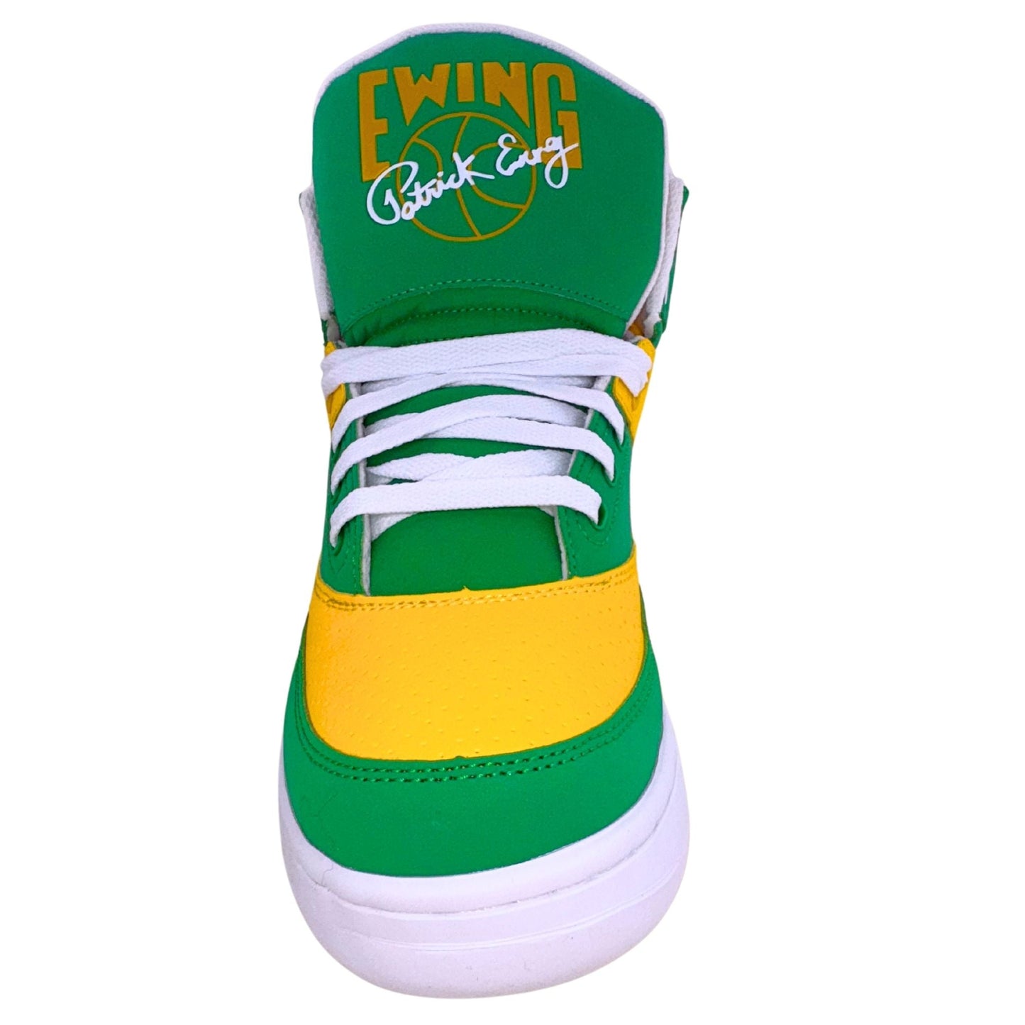 Patrick Ewing Athletics Men's 1BM02379-323 33 HI Green/White/Lemon Basketball Shoes
