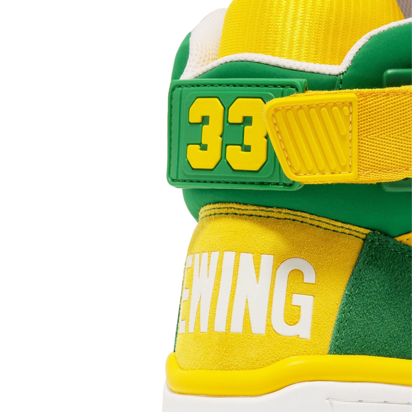 Patrick Ewing Athletics Men's 1BM02379-323 33 HI Green/White/Lemon Basketball Shoes