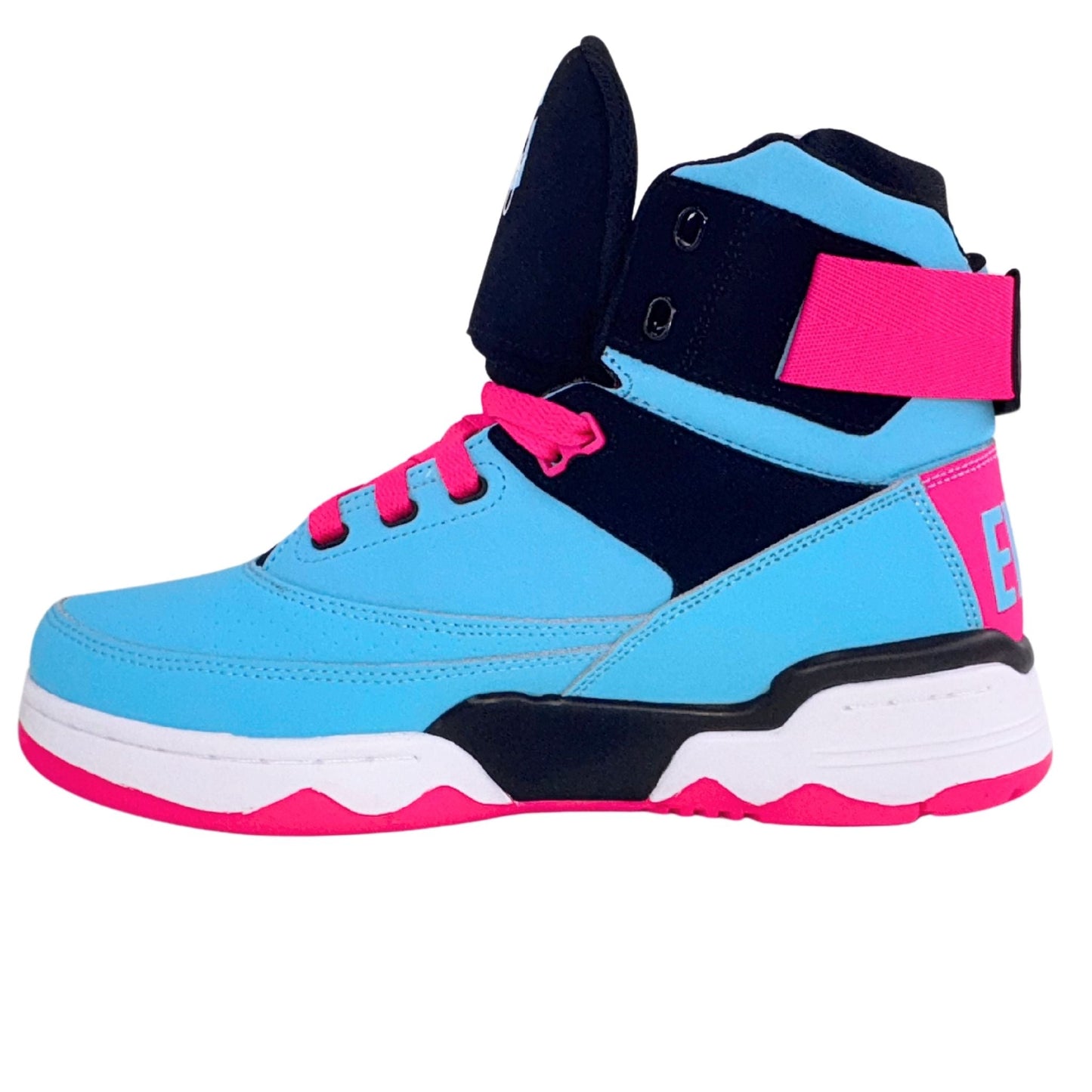 Patrick Ewing Athletics Men's 1BM02381-408 33 HI Bluefish Black Pink Basketball Shoes