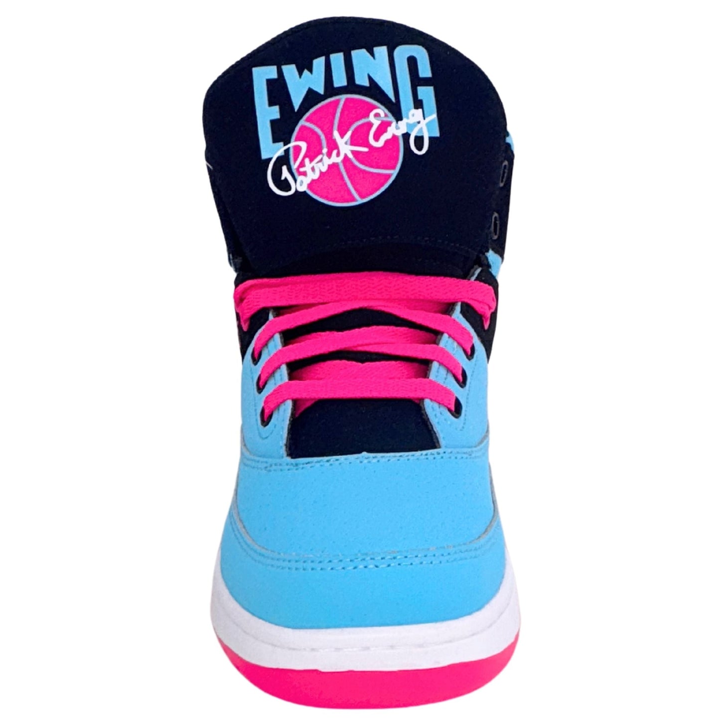 Patrick Ewing Athletics Men's 1BM02381-408 33 HI Bluefish Black Pink Basketball Shoes