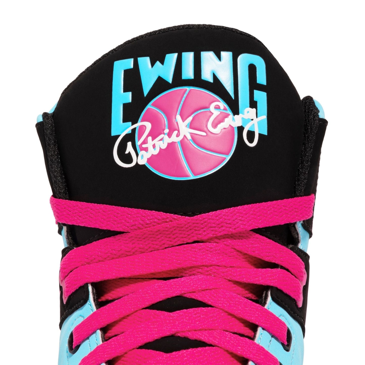 Patrick Ewing Athletics Men's 1BM02381-408 33 HI Bluefish Black Pink Basketball Shoes