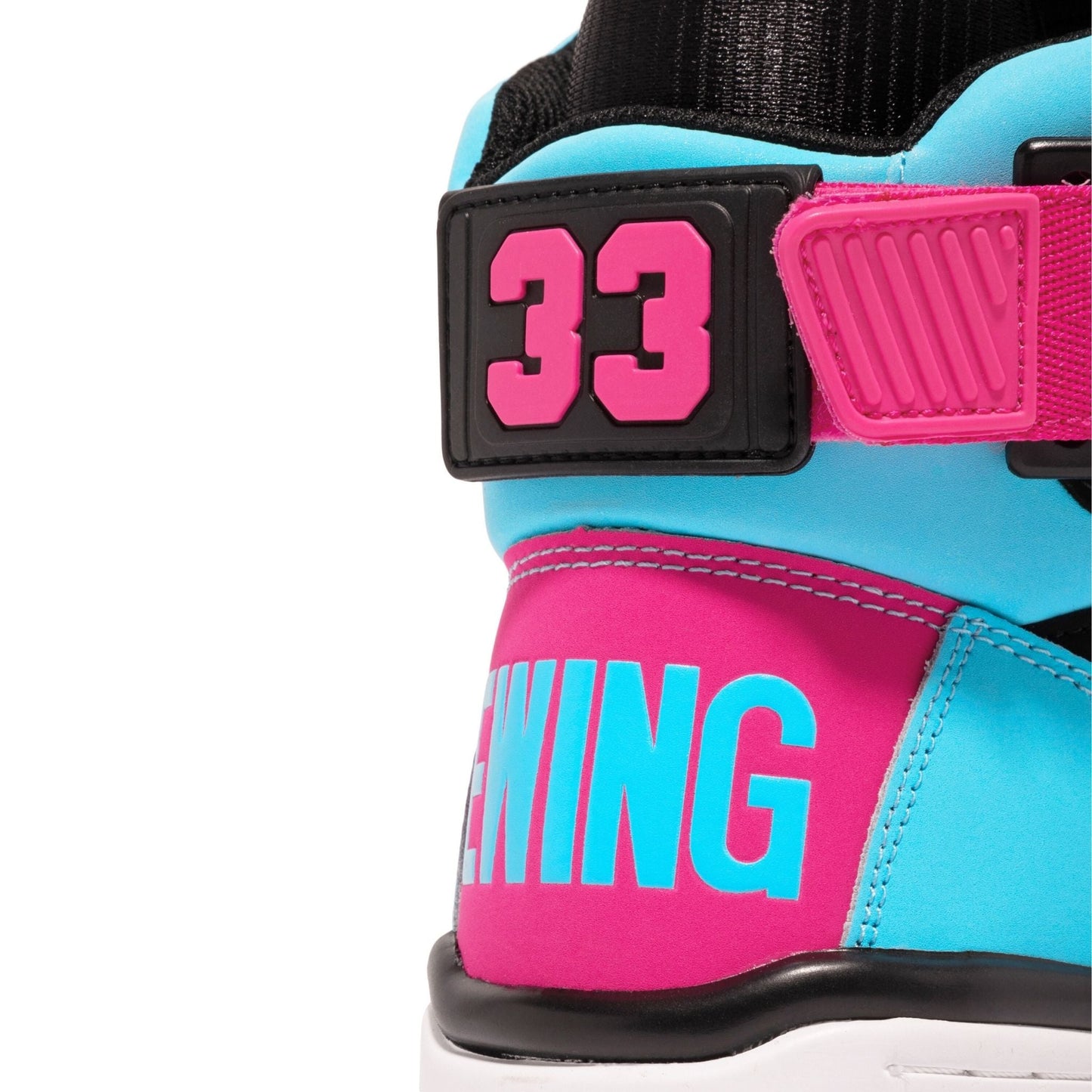 Patrick Ewing Athletics Men's 1BM02381-408 33 HI Bluefish Black Pink Basketball Shoes