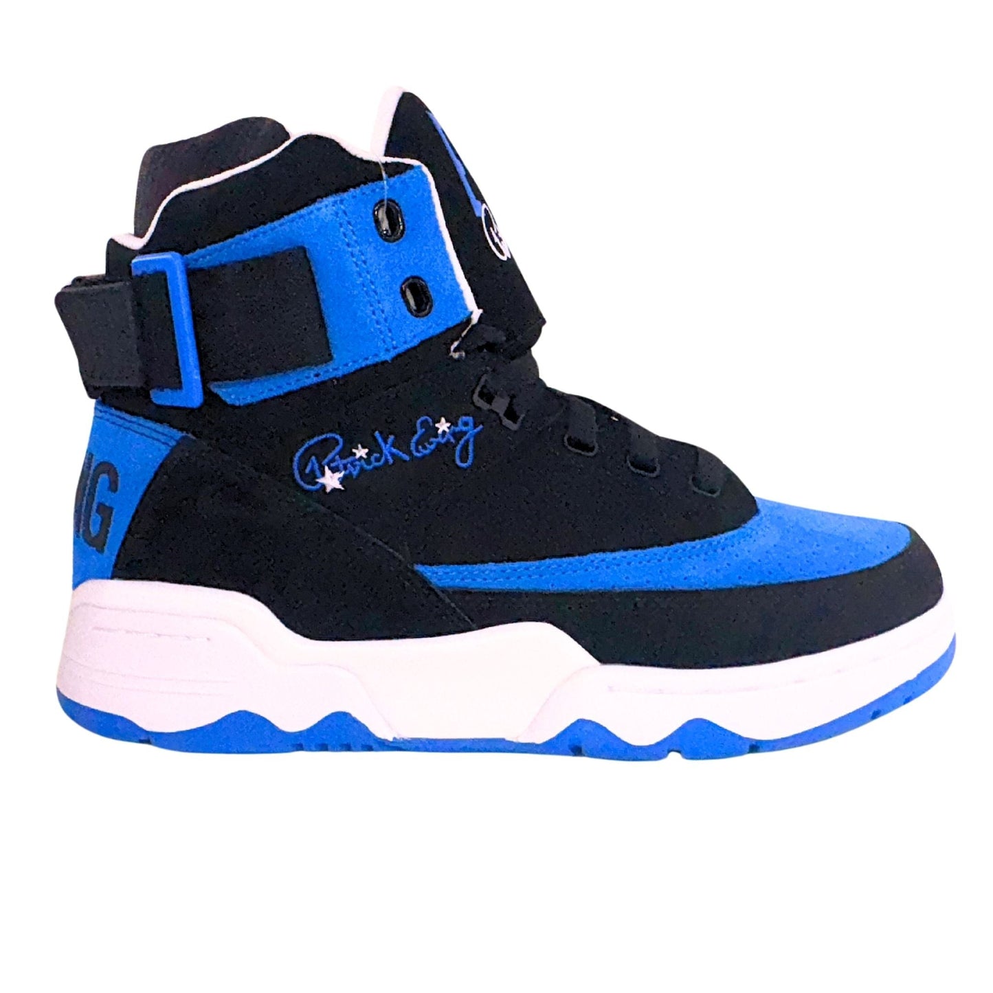 Patrick Ewing Athletics Men's 1BM02384-018 33 HI Black White Royal Basketball Shoes