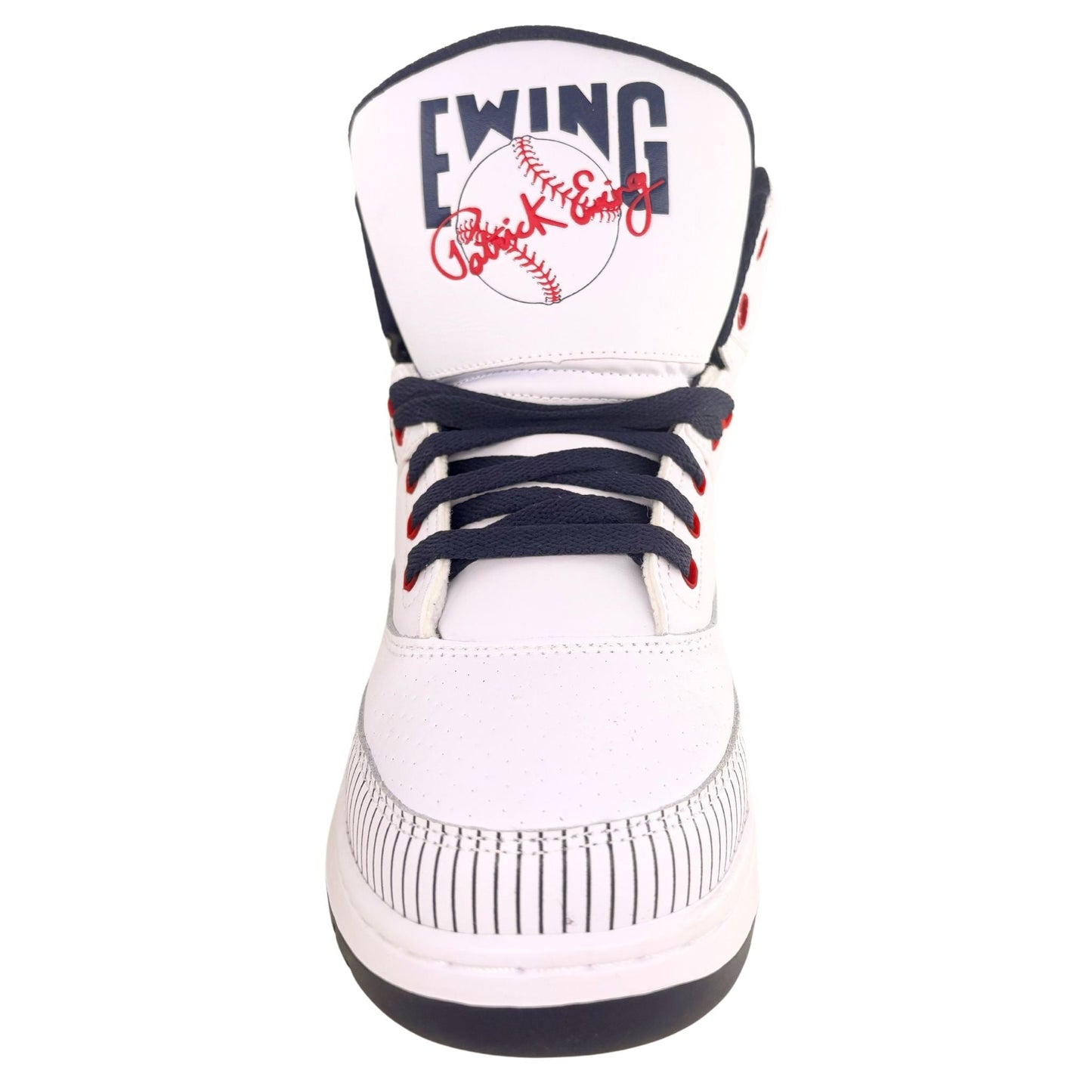 Patrick Ewing Athletics Men's 1BM02385-124 EWING 33 HI X BRONX White Navy Red Basketball Shoes