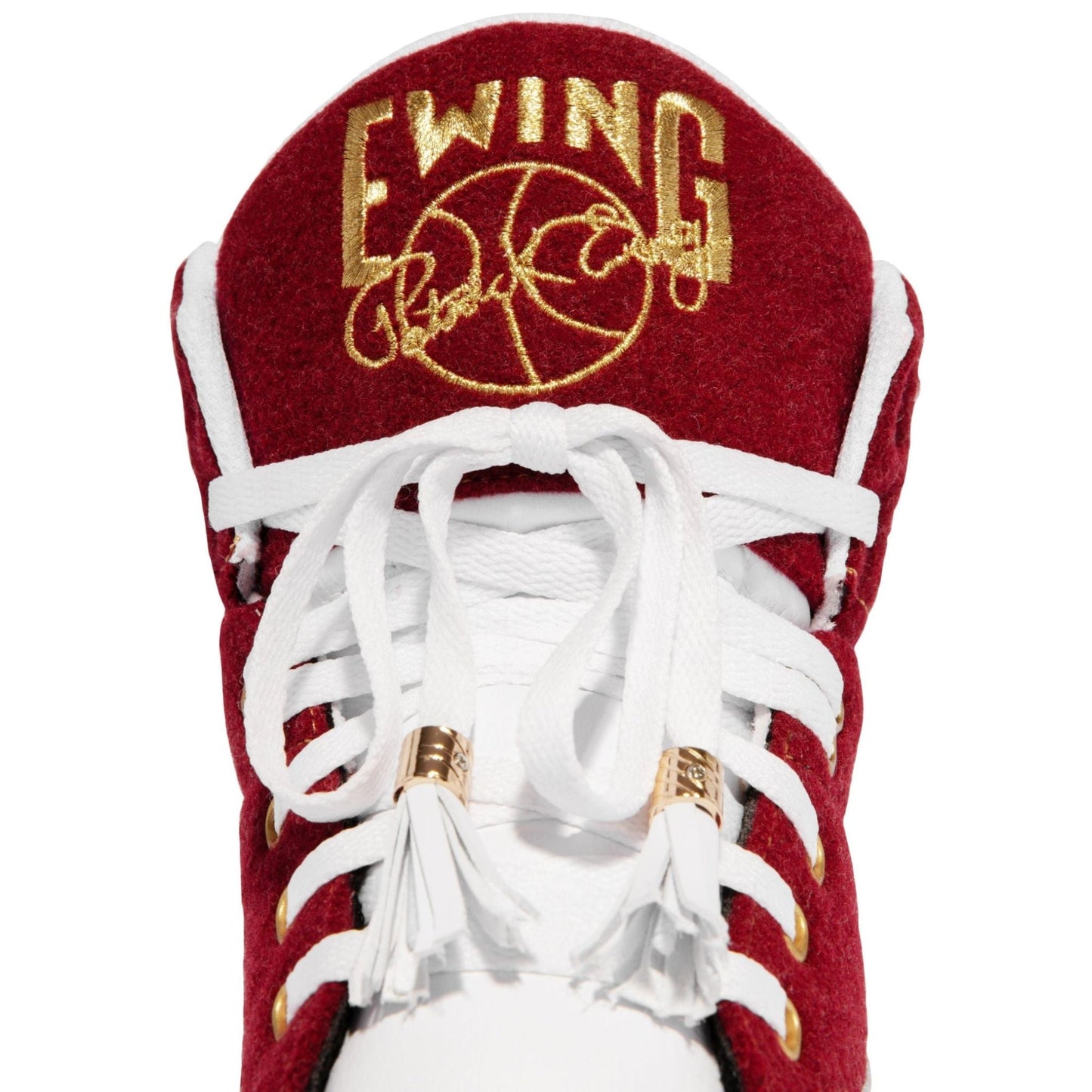Patrick Ewing Athletics Men's 1BM02461-614 33 HI x ODB Ol Dirty Bastard Burgandy White Gold Basketball Shoes