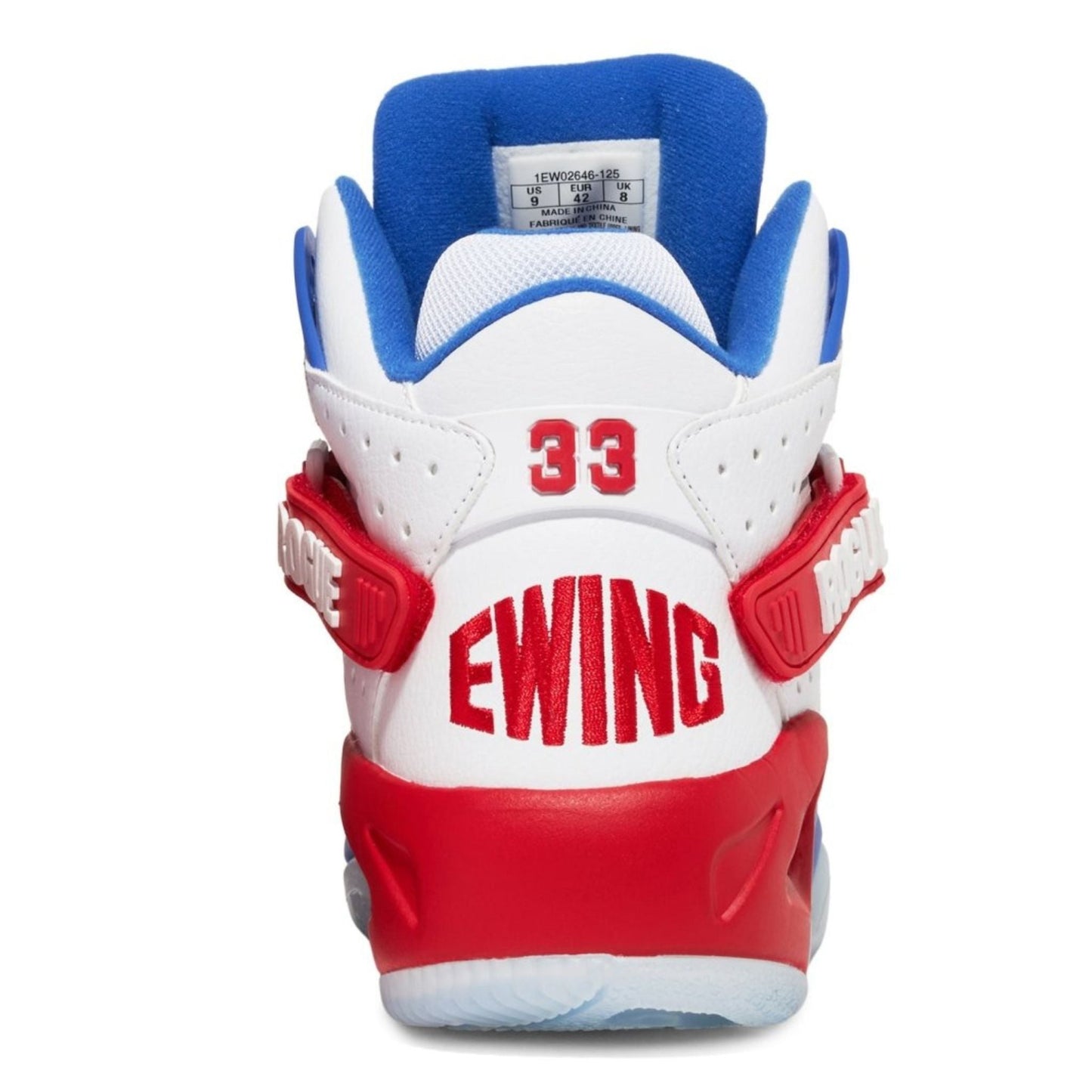Patrick Ewing Athletics Men's 1BM02646-125 Rogue White Red Blue Gradient Basketball Shoes