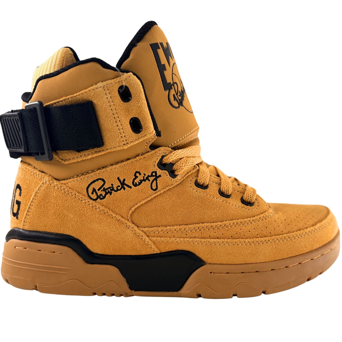 Patrick Ewing Athletics Men's 1EW90013-704 33 HI OG Sunflower Black Basketball Shoes