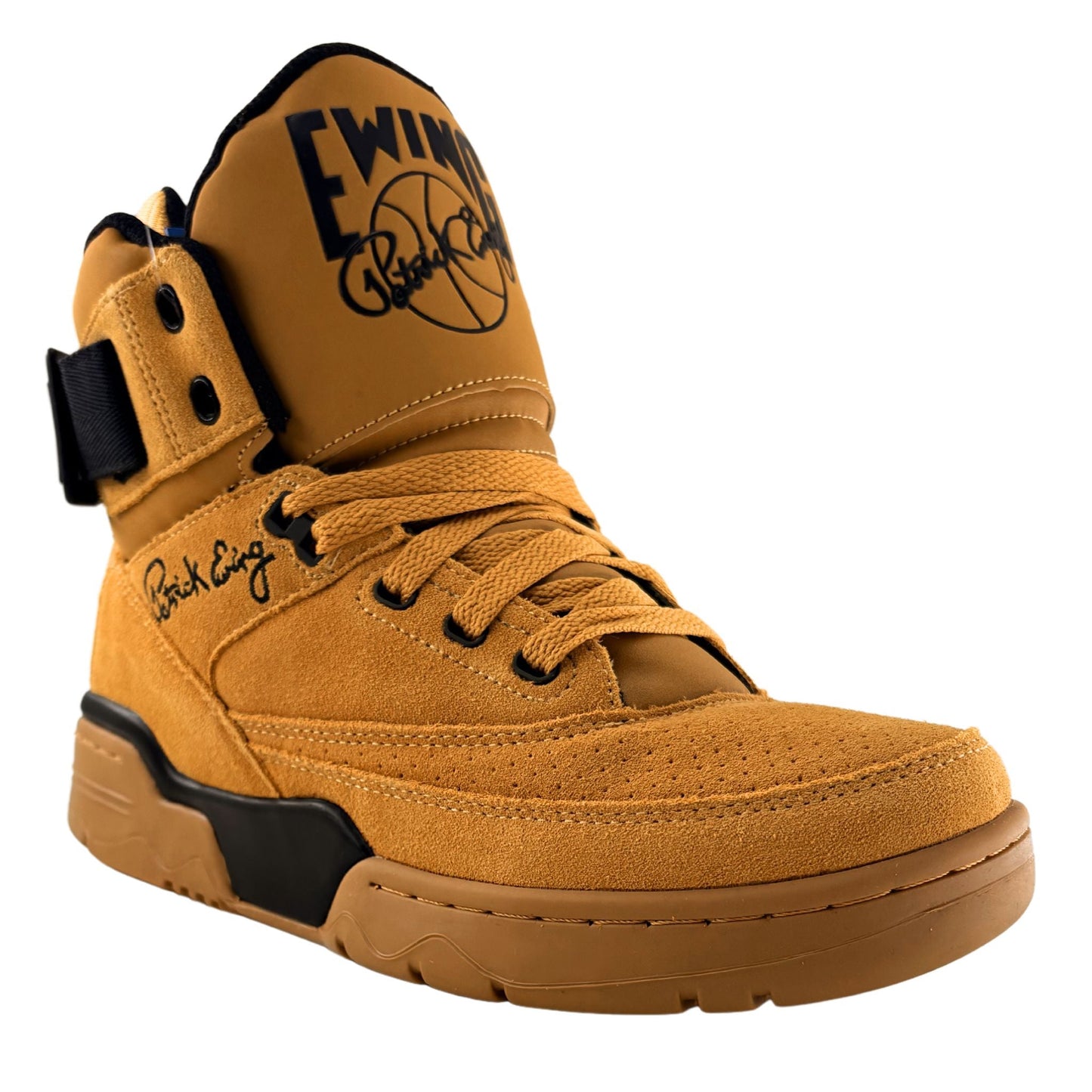 Patrick Ewing Athletics Men's 1EW90013-704 33 HI OG Sunflower Black Basketball Shoes