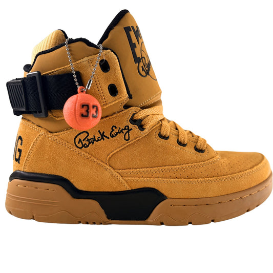 Patrick Ewing Athletics Men's 1EW90013-704 33 HI OG Sunflower Black Basketball Shoes