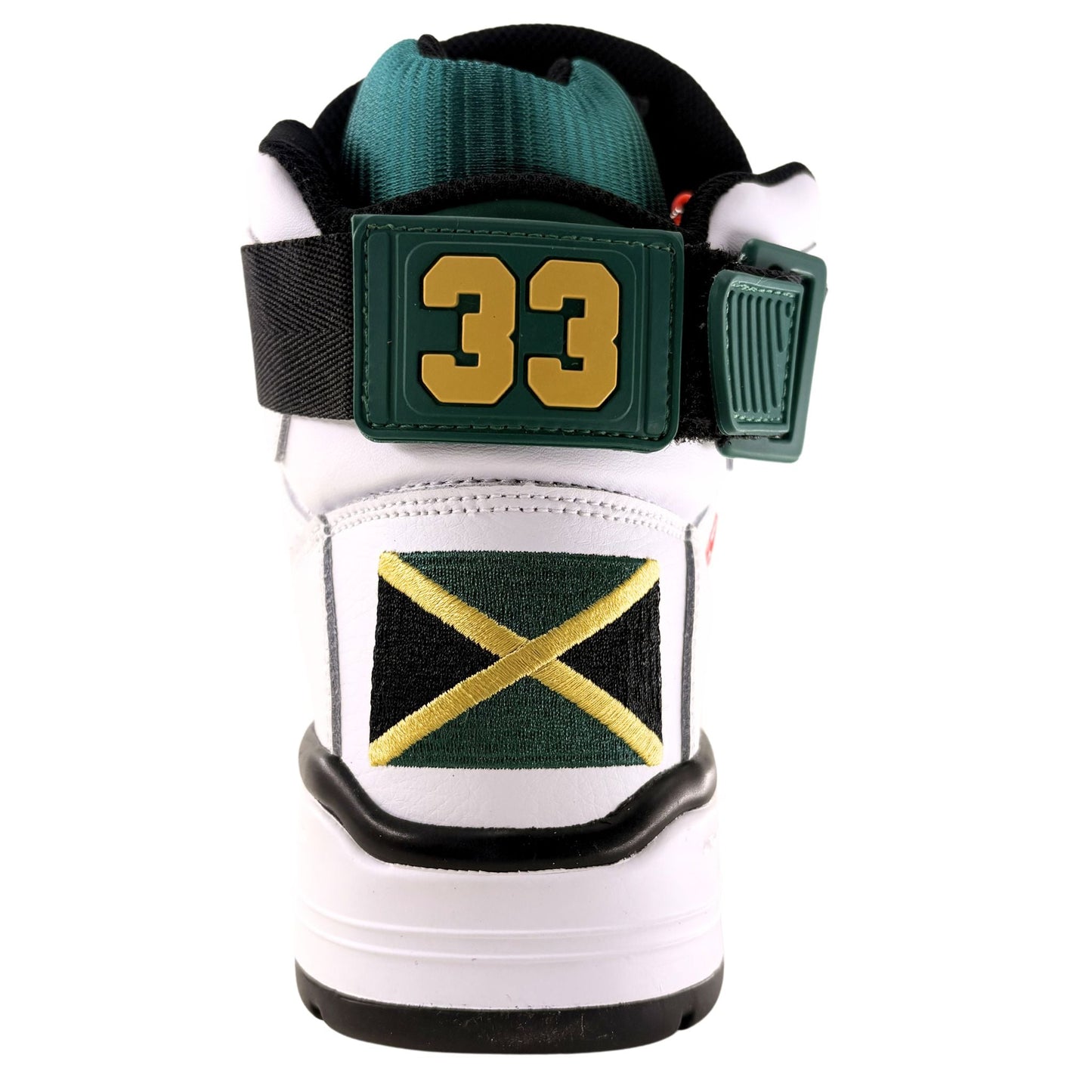 Patrick Ewing Athletics Men's 1EW90014-112 33 HI OG White Jamaican Basketball Shoes