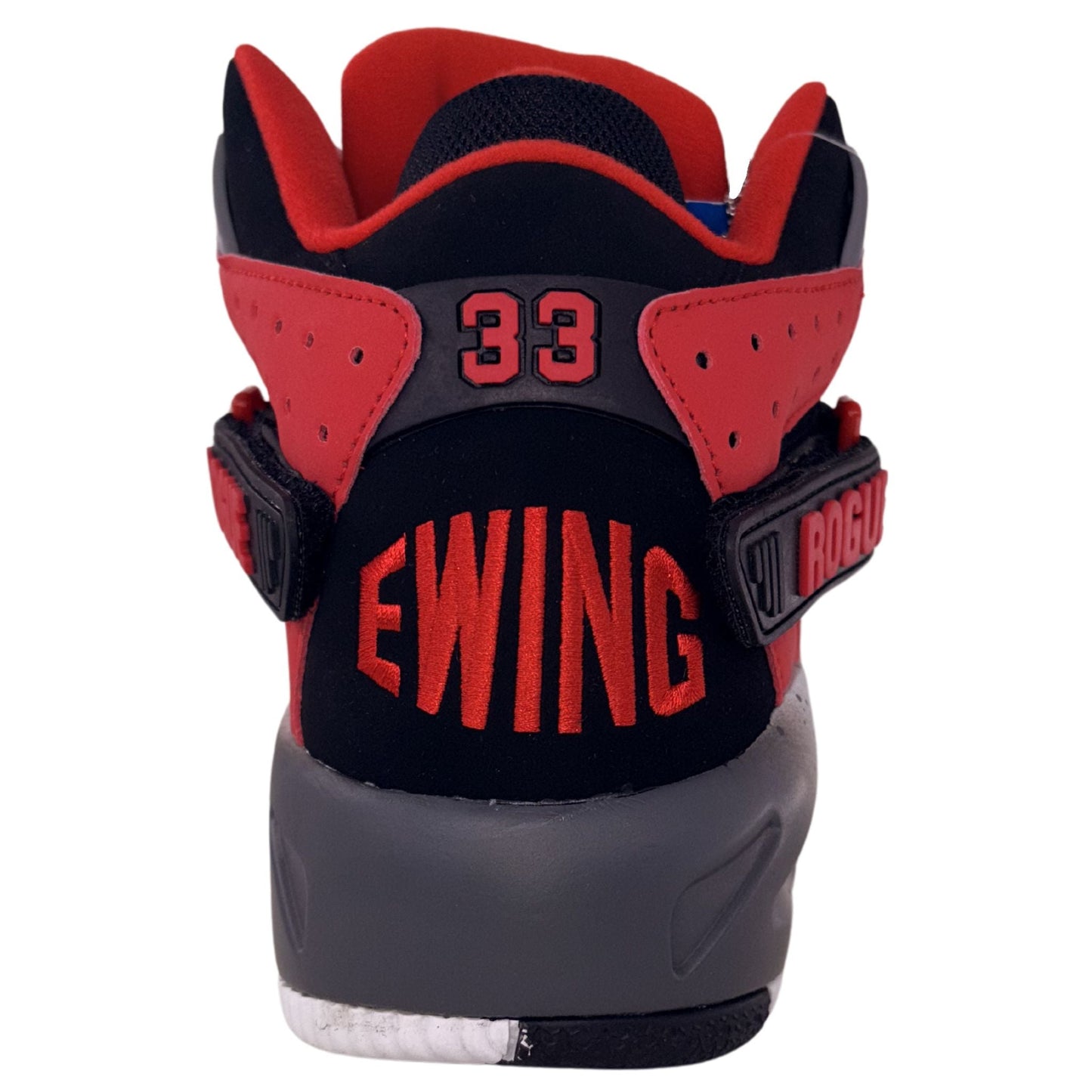 Patrick Ewing Athletics Men's 1EW90101-004 ROGUE Black Red Castlerock Basketball Shoes
