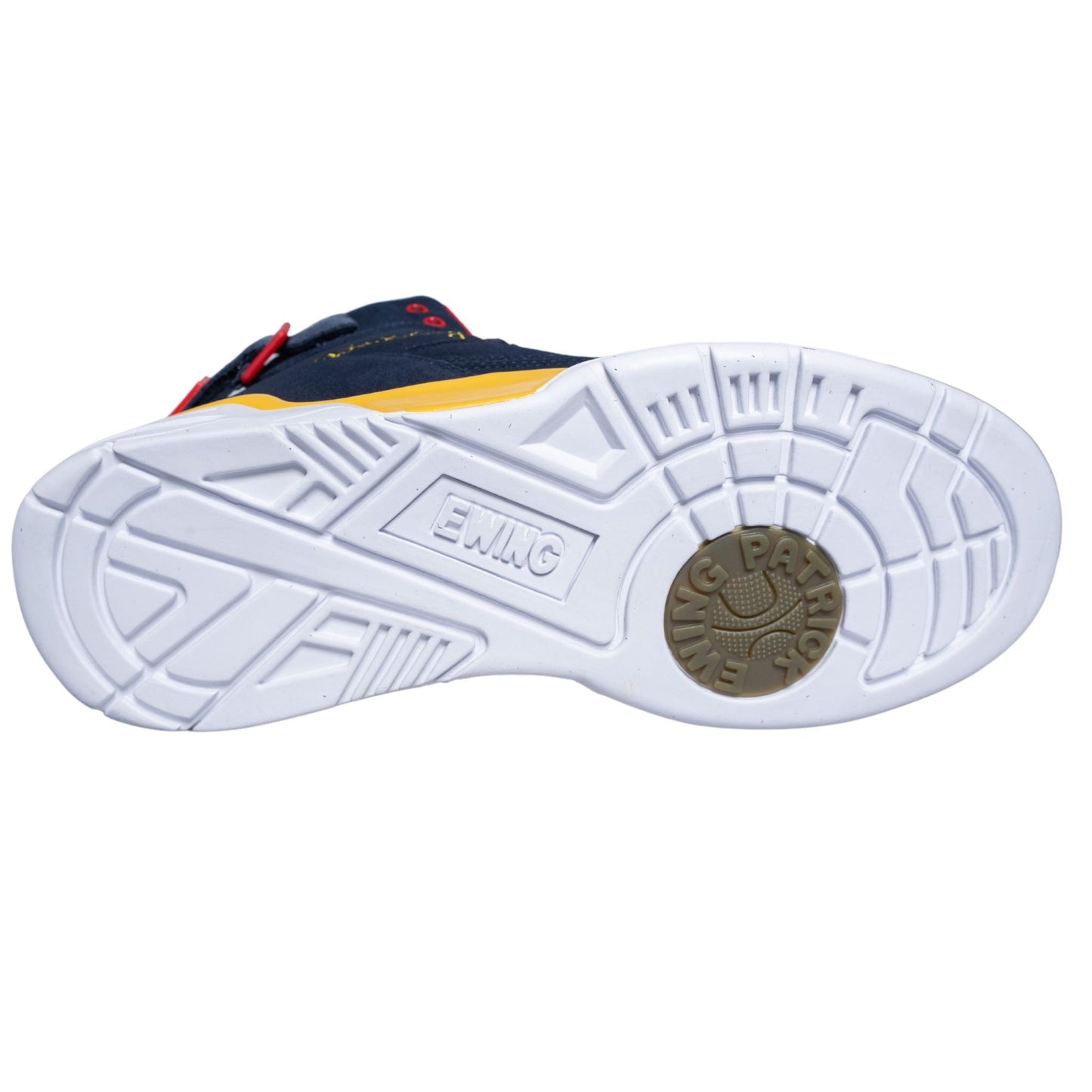 Patrick Ewing Athletics Men's 1EW90128-433 33 HI Bijou Blue Mimosa Red Basketball Shoes