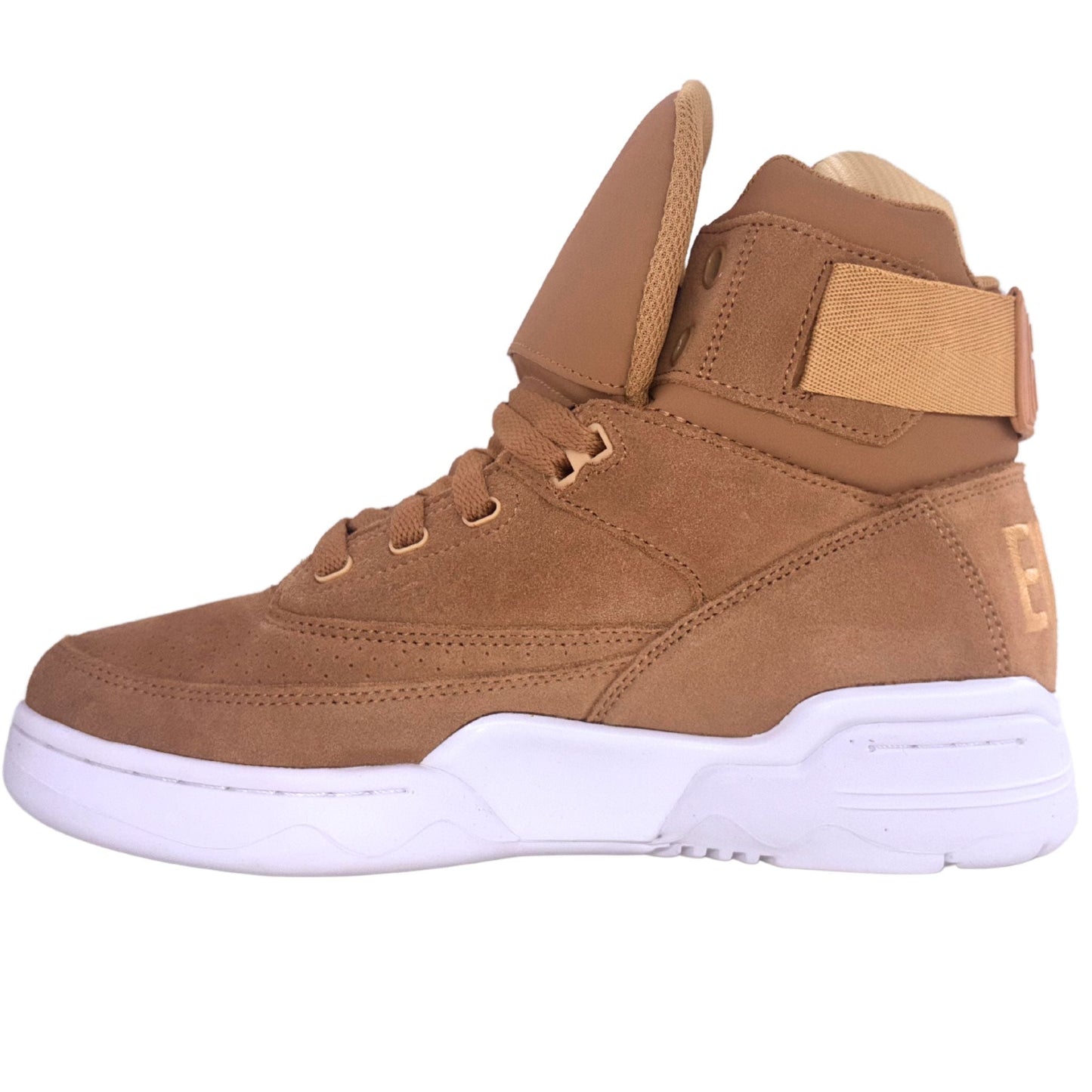 Patrick Ewing Athletics Men's 1EW90196-920 33 HI Tan White Basketball Shoes