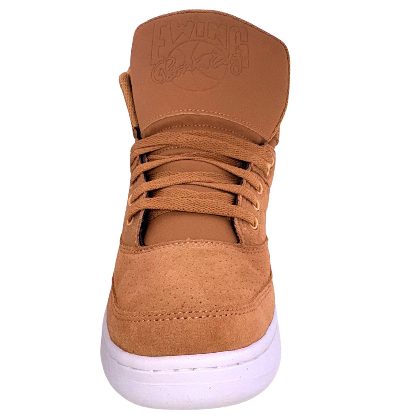 Patrick Ewing Athletics Men's 1EW90196-920 33 HI Tan White Basketball Shoes