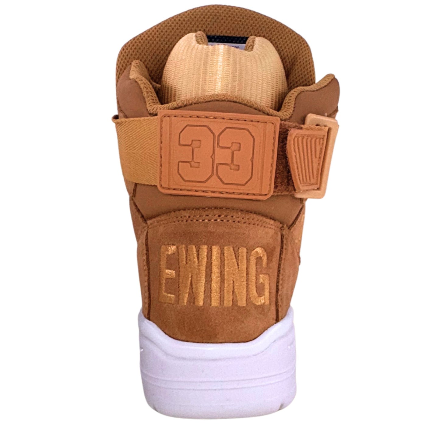 Patrick Ewing Athletics Men's 1EW90196-920 33 HI Tan White Basketball Shoes