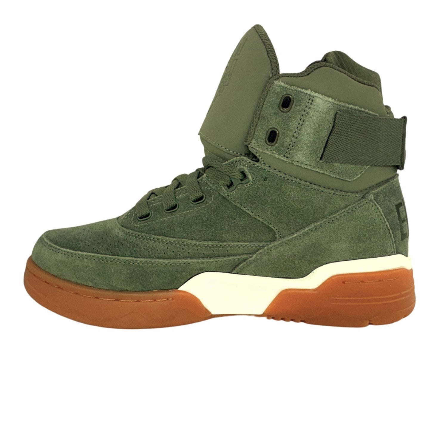 Patrick Ewing Athletics Men's 1EW90212-363 33 HI Chive Green White Gum Basketball Shoes