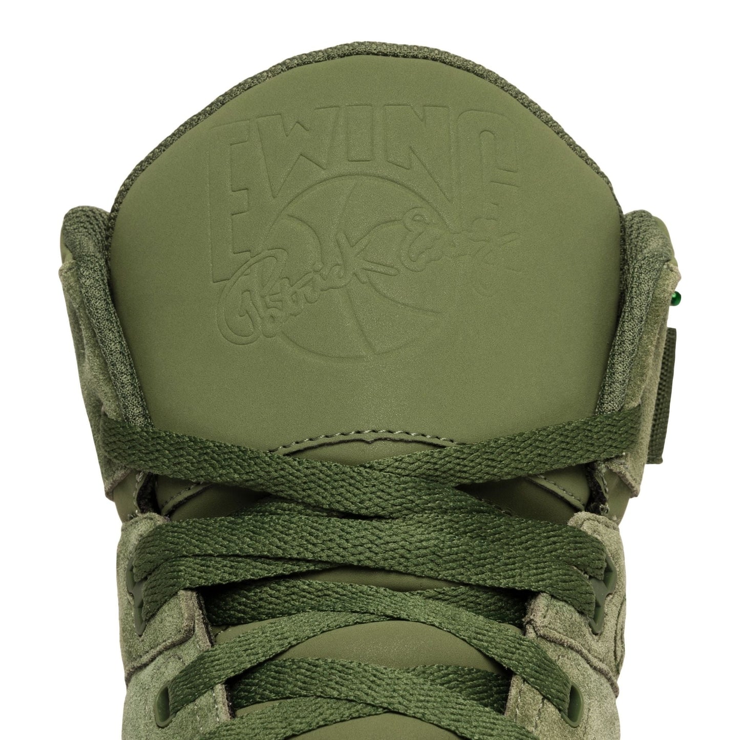 Patrick Ewing Athletics Men's 1EW90212-363 33 HI Chive Green White Gum Basketball Shoes