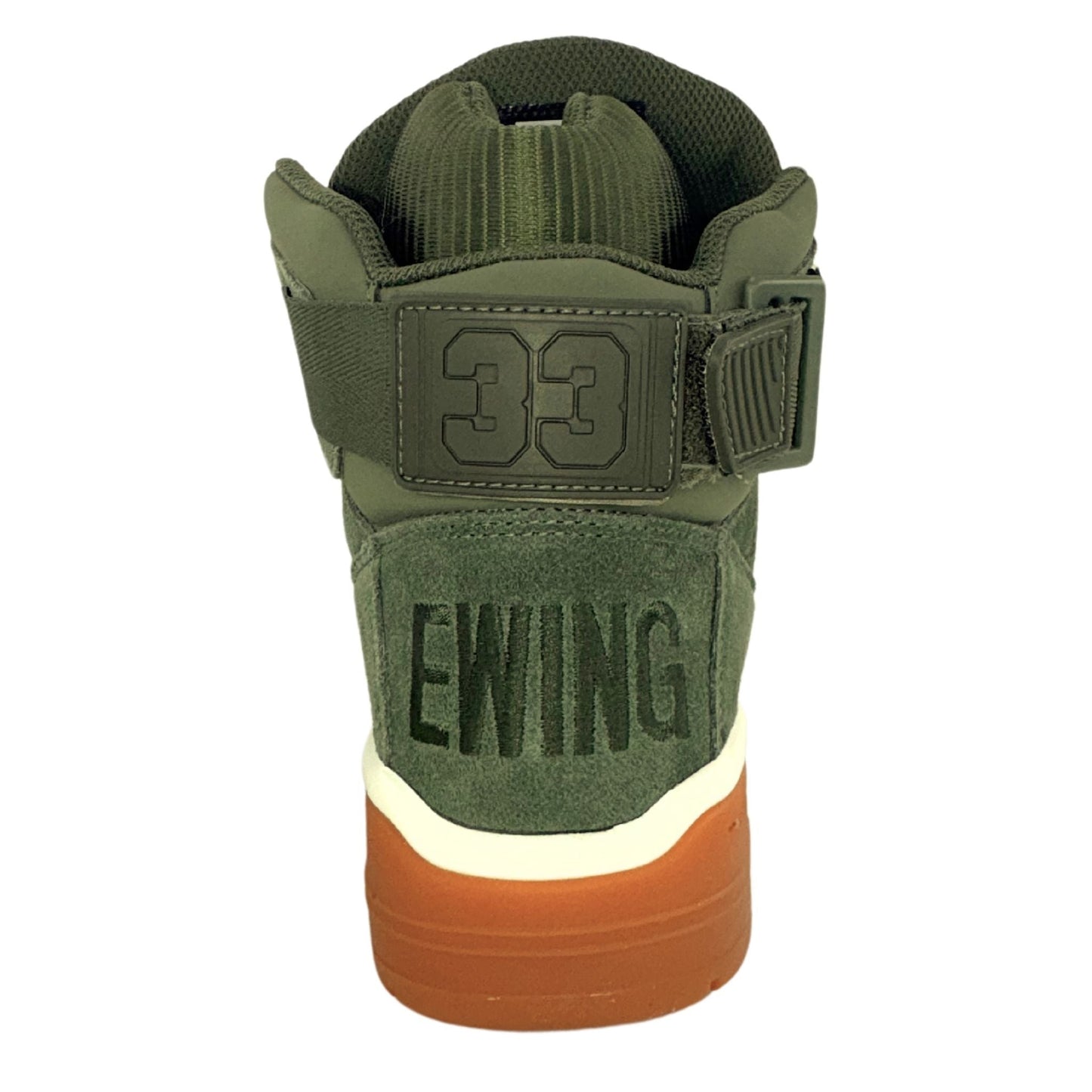 Patrick Ewing Athletics Men's 1EW90212-363 33 HI Chive Green White Gum Basketball Shoes