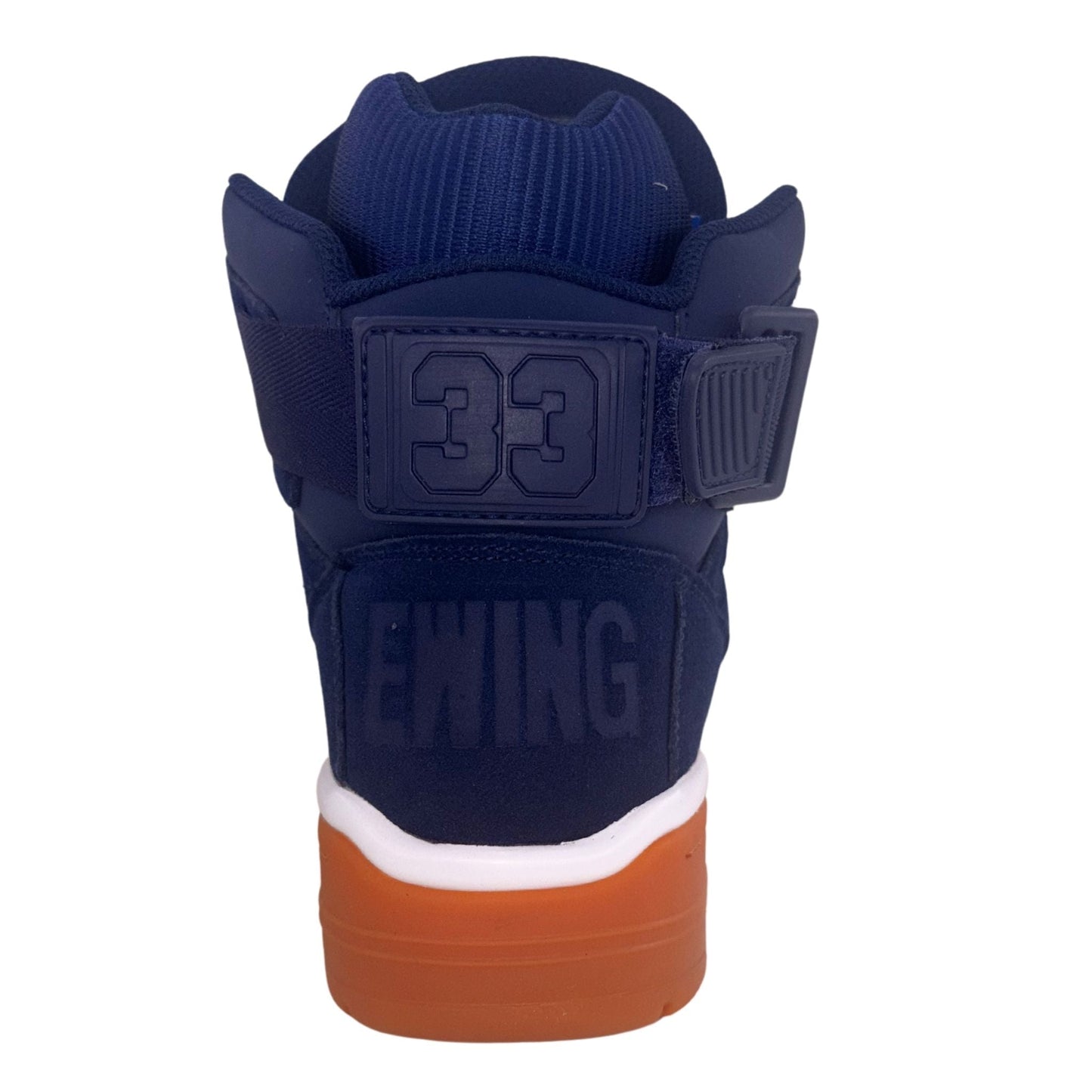 Patrick Ewing Athletics Men's 1EW90212-475 33 HI Navy White Gum Basketball Shoes