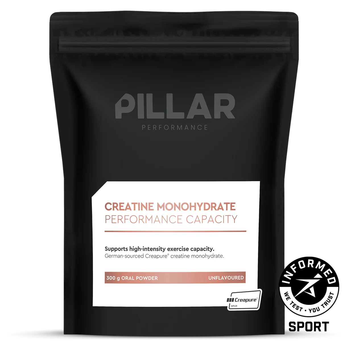 Pillar Performance Creatine Monohydrate | 300g Pouch