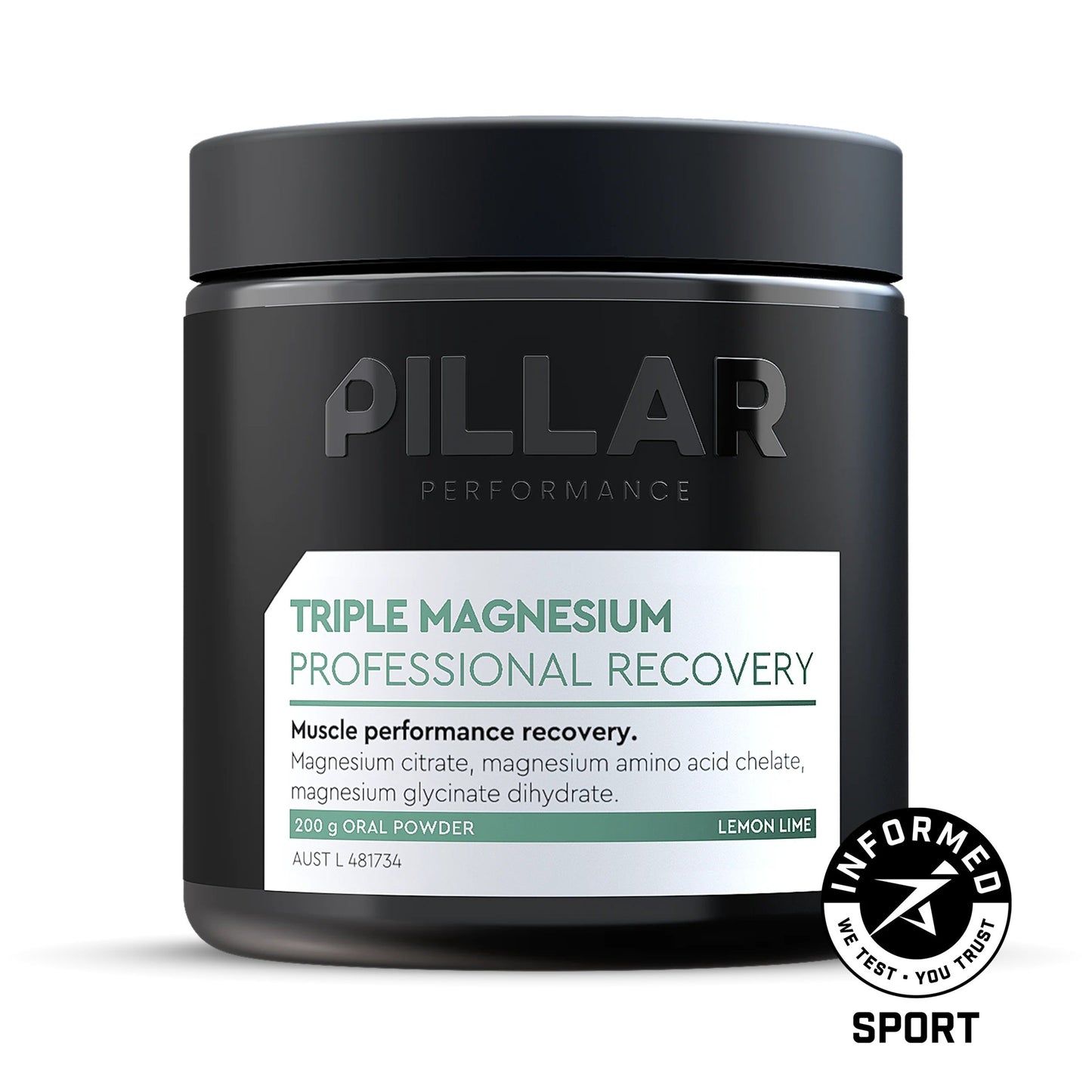 Pillar Performance Triple Magnesium Powder | 200g Tub