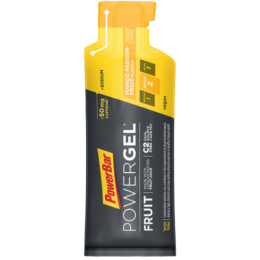 PowerBar PowerGel Fruit - Mango Passionfruit+Caffeine