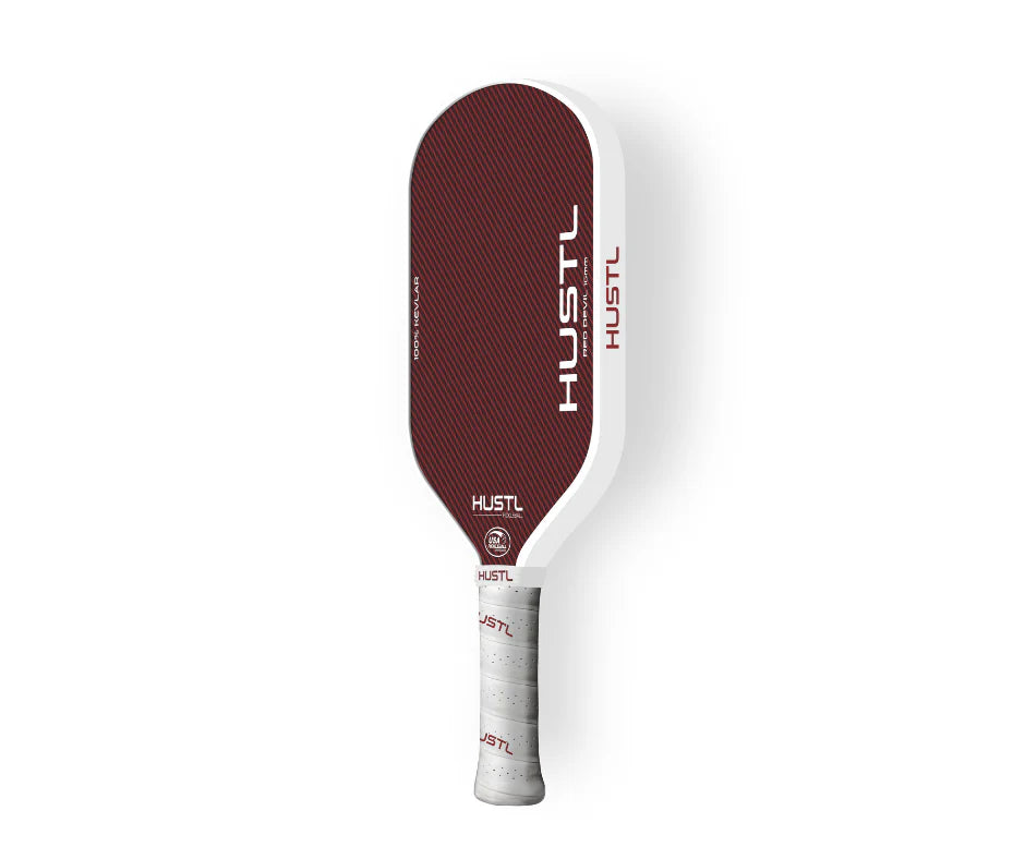 HUSTL Red Devil 100% KEVLAR 16mm Pickleball Paddle