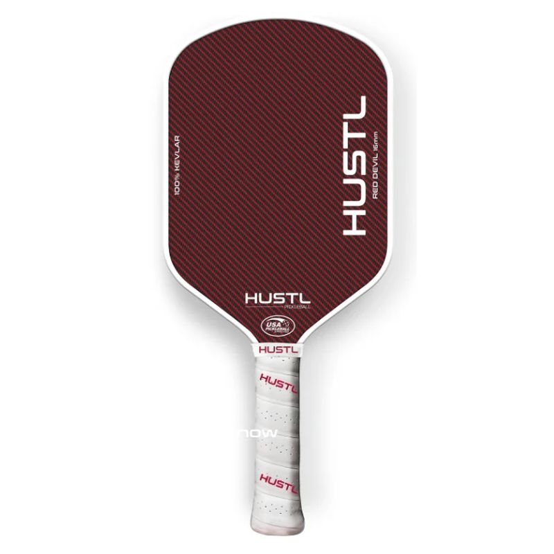 HUSTL Red Devil 100% KEVLAR 16mm Pickleball Paddle