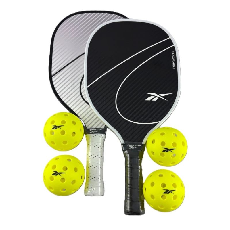 Reebok Premium Wood 2 Player Pickleball Set