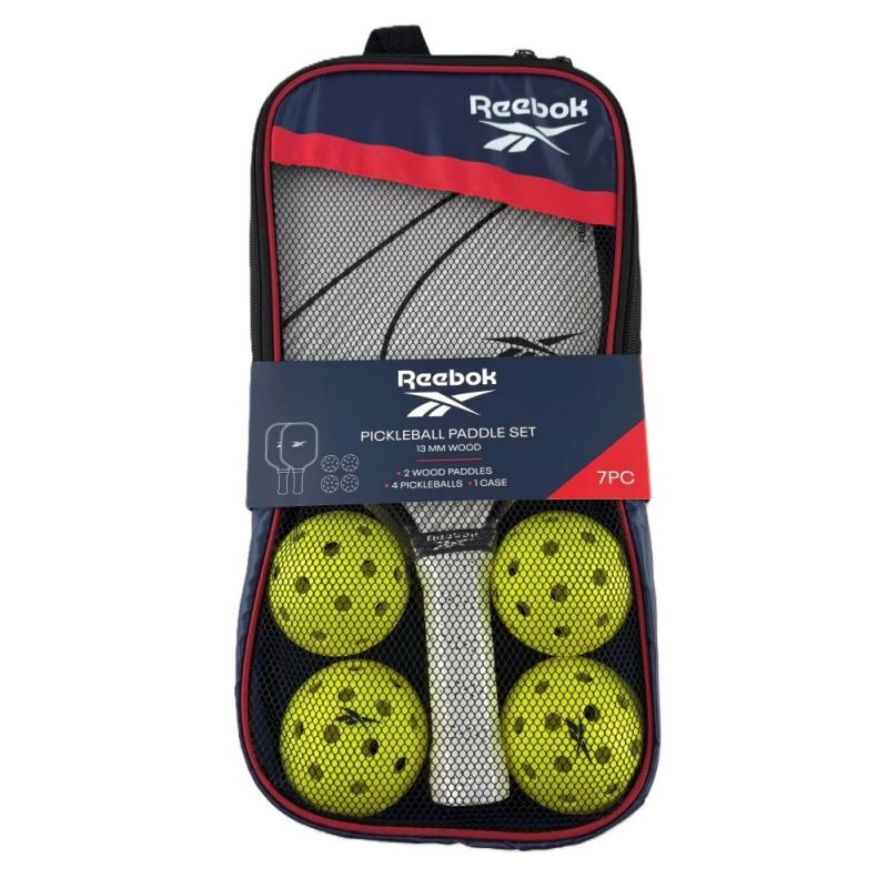 Reebok Premium Wood 2 Player Pickleball Set