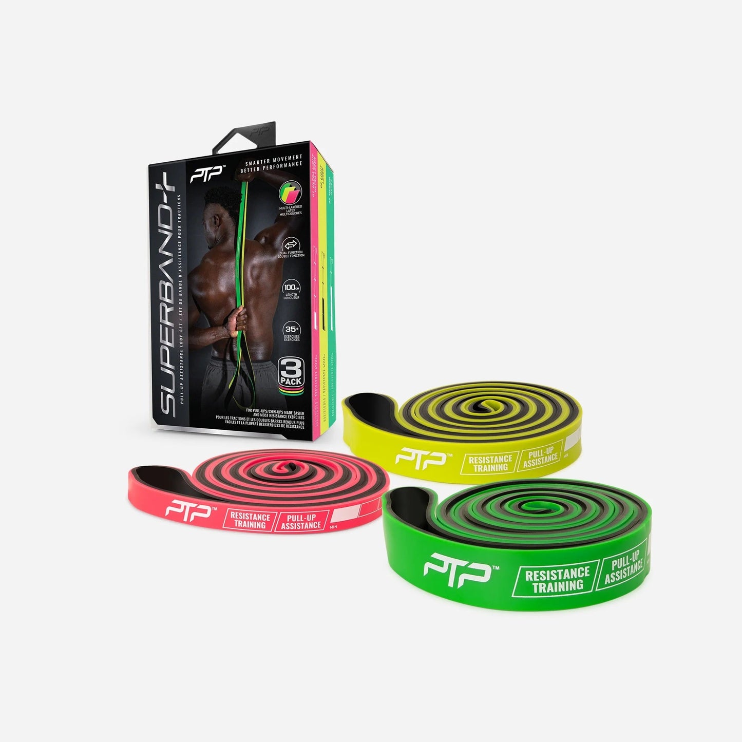 PTP Superband Dual Colour Combo + 3Pack