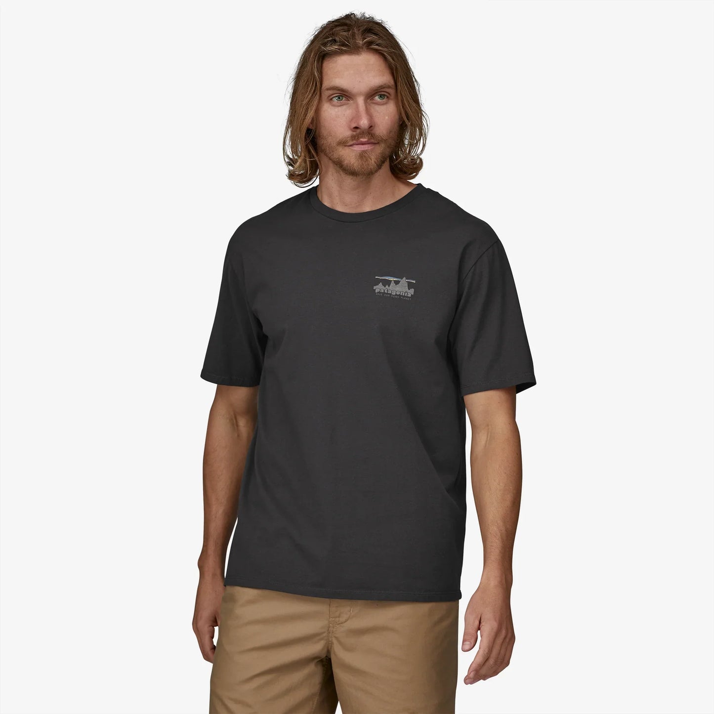 Patagonia '73 Skyline Organic T-Shirt | Ink Black | Mens