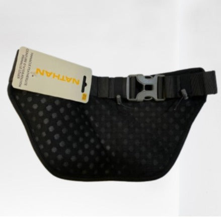 Nathan Pinnacle FeatherLite Belt - Black/Reflective Silver