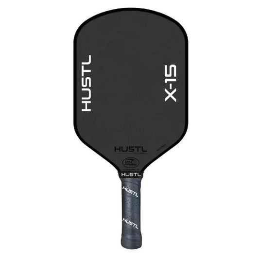 HUSTL X15 PRO 16mm Raw Carbon Gen 3 Pickleball Paddle