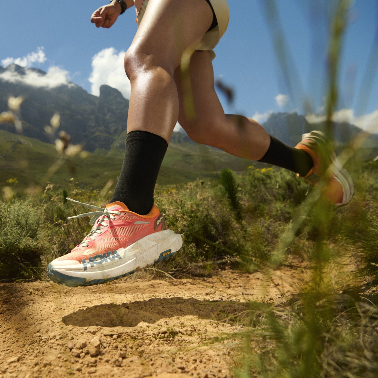 Hoka Mafate X | Feldspar / Mountain Fog | Womens