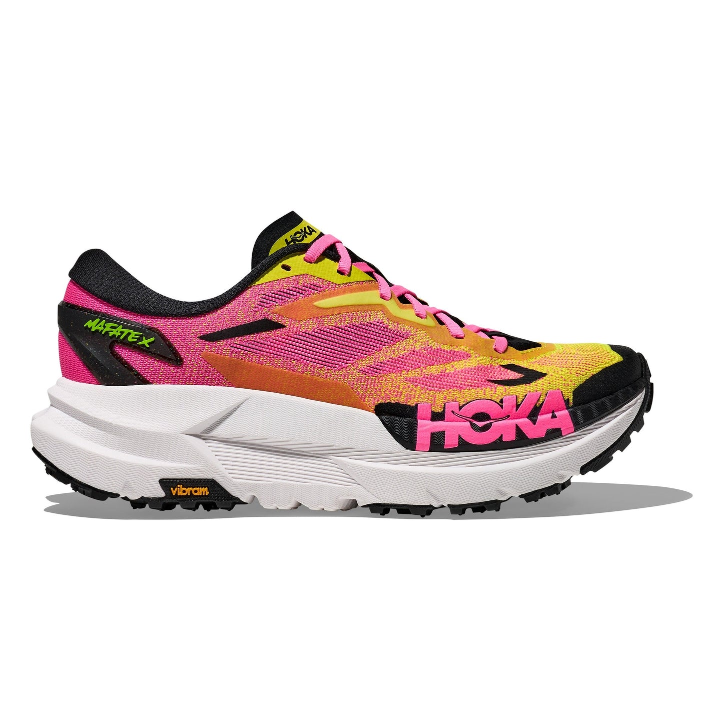 Hoka Mafate X | Neon Hoka Citrus / Neon Rose | Mens