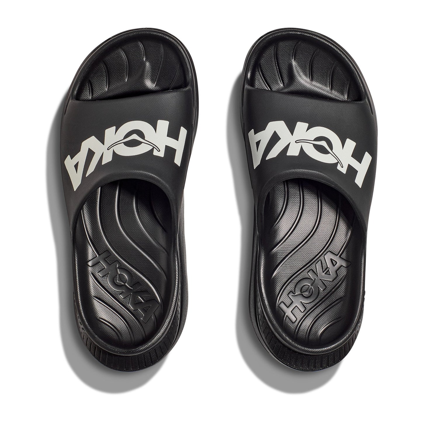 Hoka Ora Athletic Slide | Black / White | Unisex