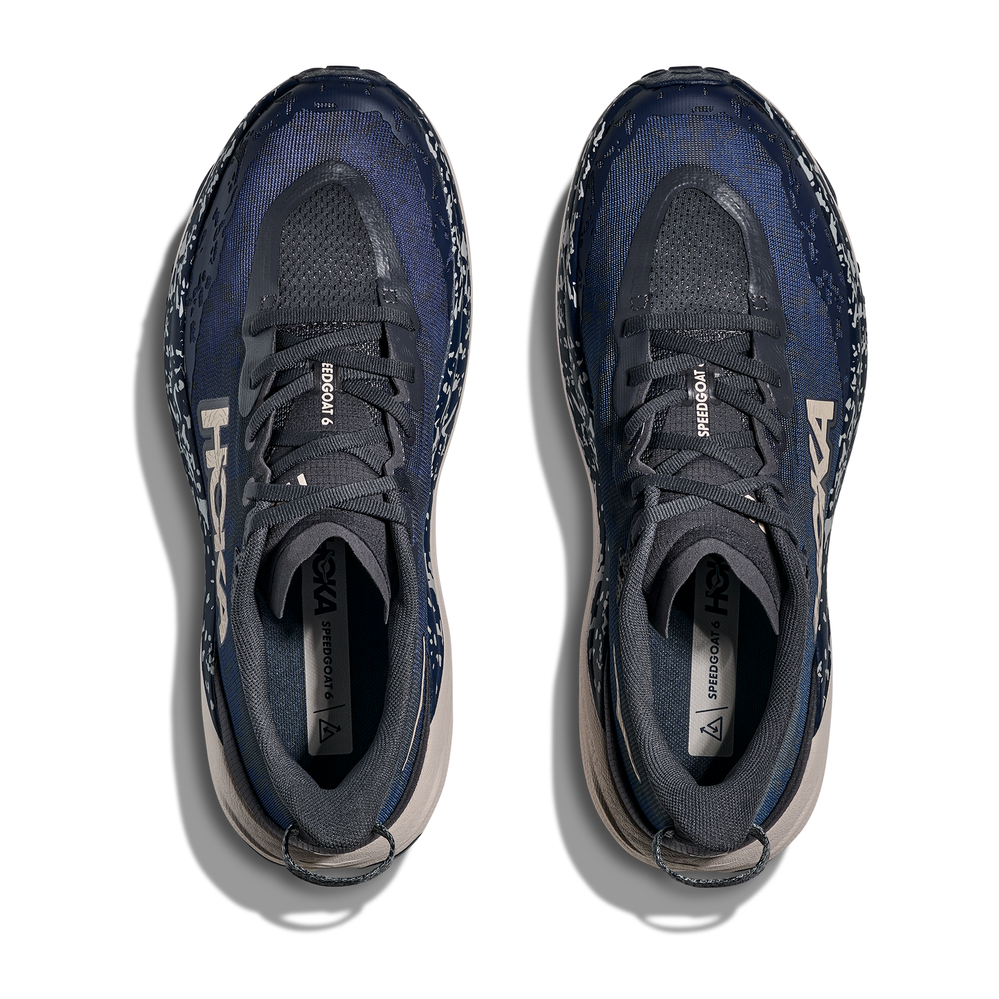 Hoka Speedgoat 6 Wide | Charcoal Grey / Midnight Blue | Mens