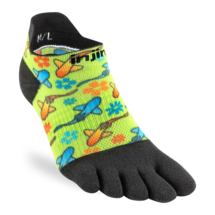 Injinji Run Sock | Lightweight | No Show | Sharks | Womens