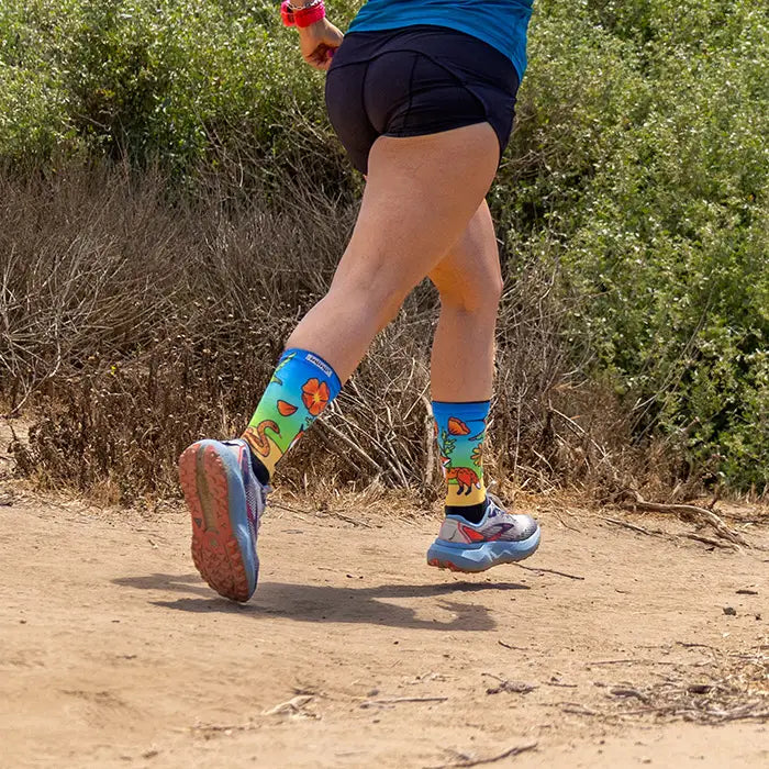 Injinji Trail Sock | Midweight | Crew Length | Fox | Womens