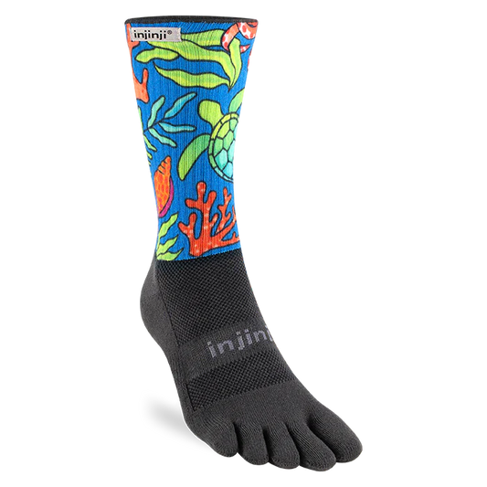 Injinji Trail Sock | Midweight | Crew Length | Ocean
