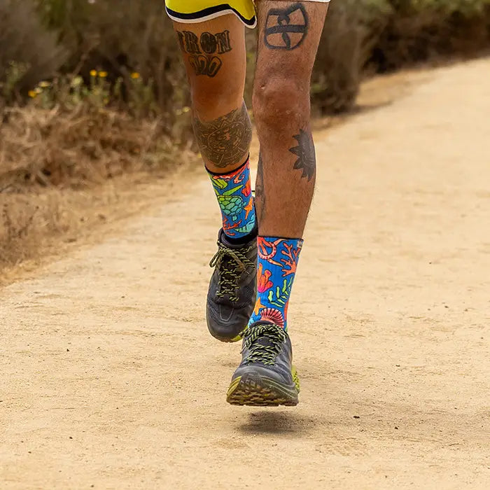 Injinji Trail Sock | Midweight | Crew Length | Ocean