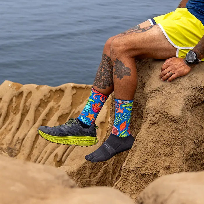 Injinji Trail Sock | Midweight | Crew Length | Ocean