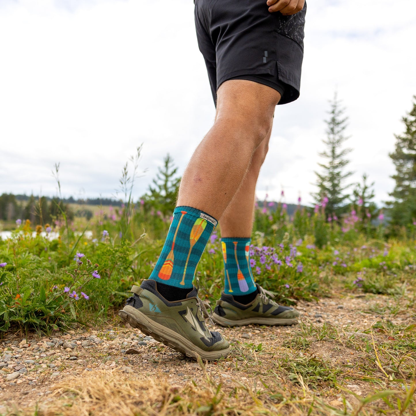Injinji Trail Sock | Midweight | Crew Length | Paddle