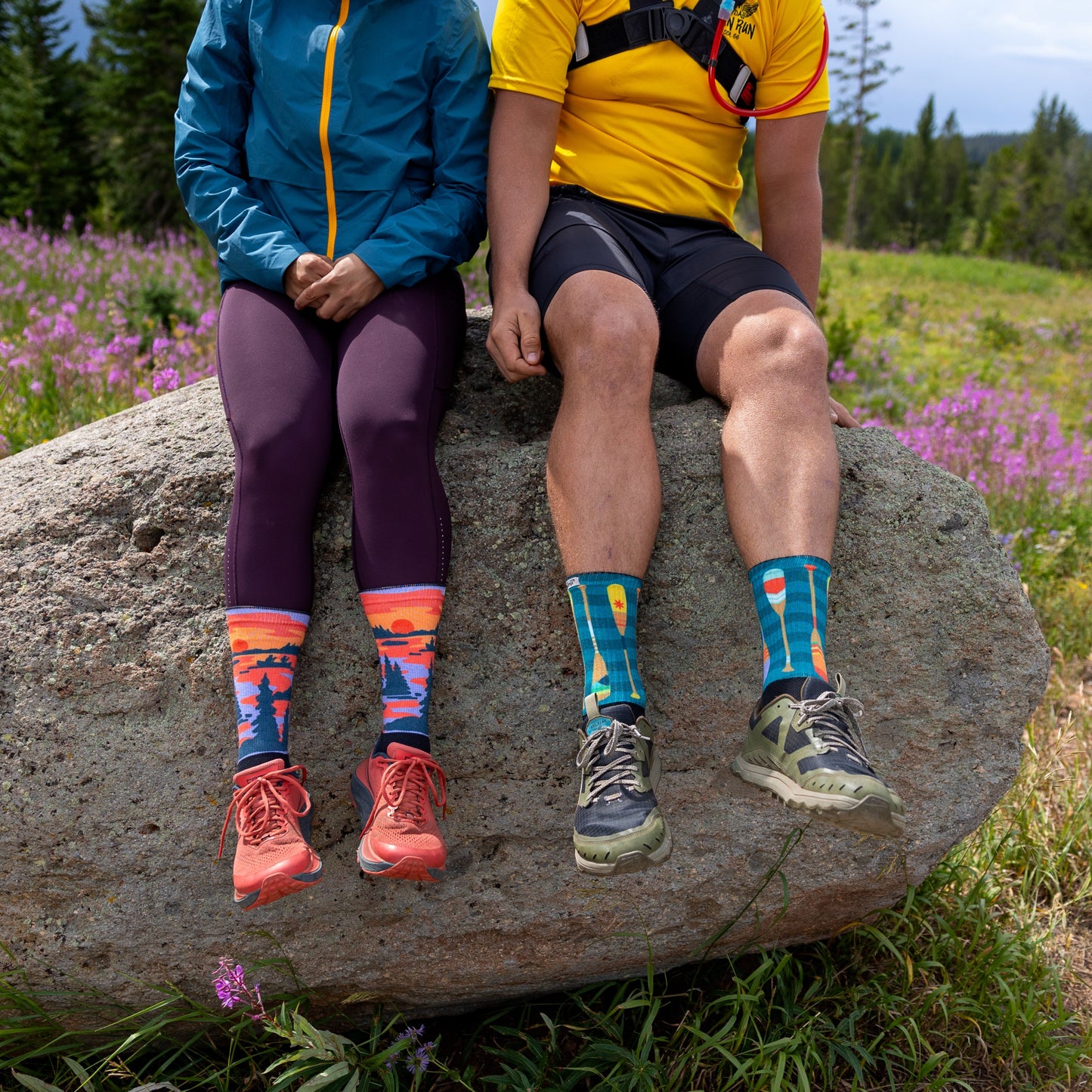 Injinji Trail Sock | Midweight | Crew Length | Paddle